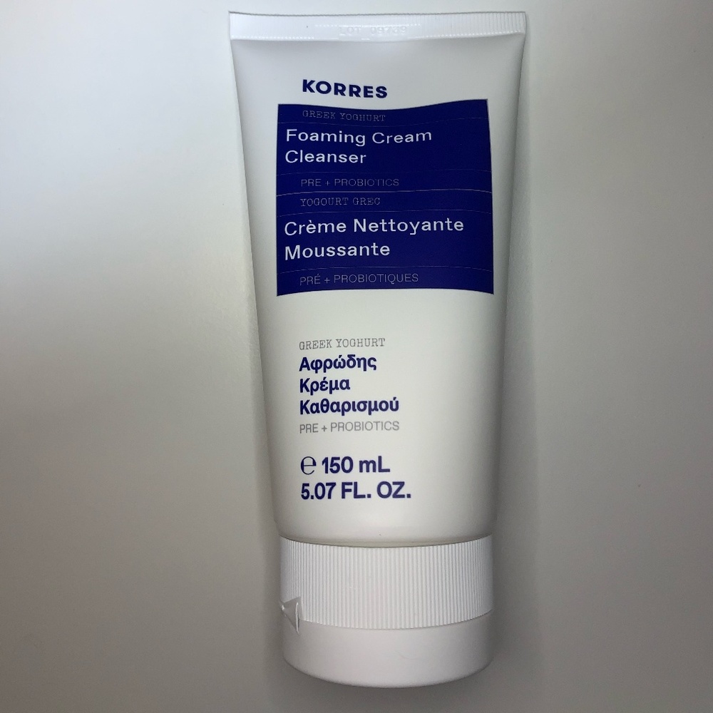 Korres Greek Yogurt Coming Cream Cleanser